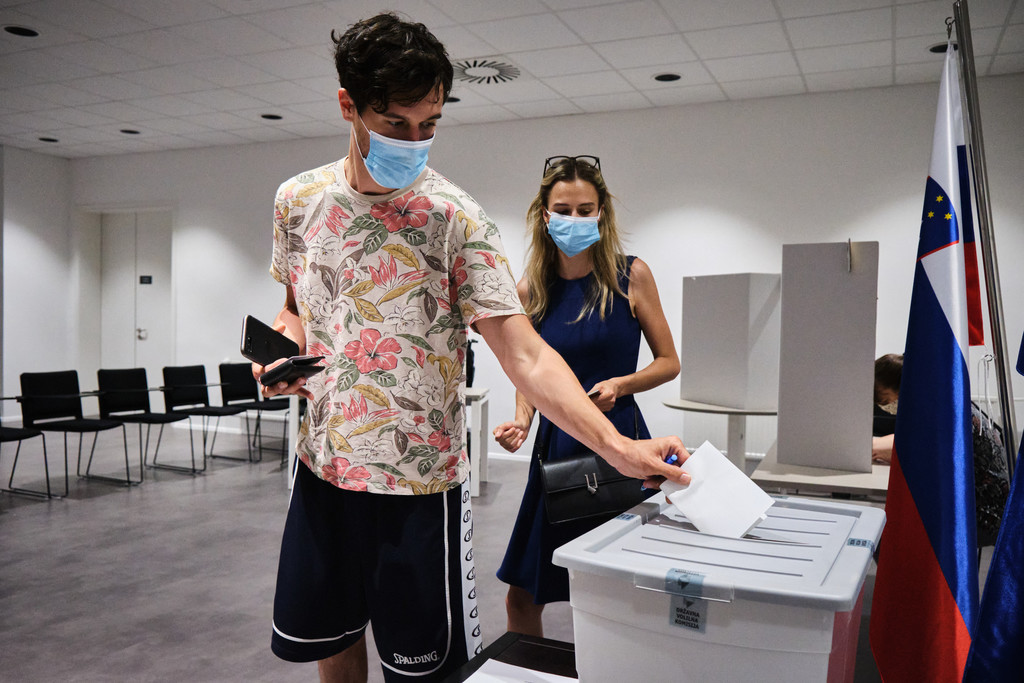 Jour de référendum en Slovénie